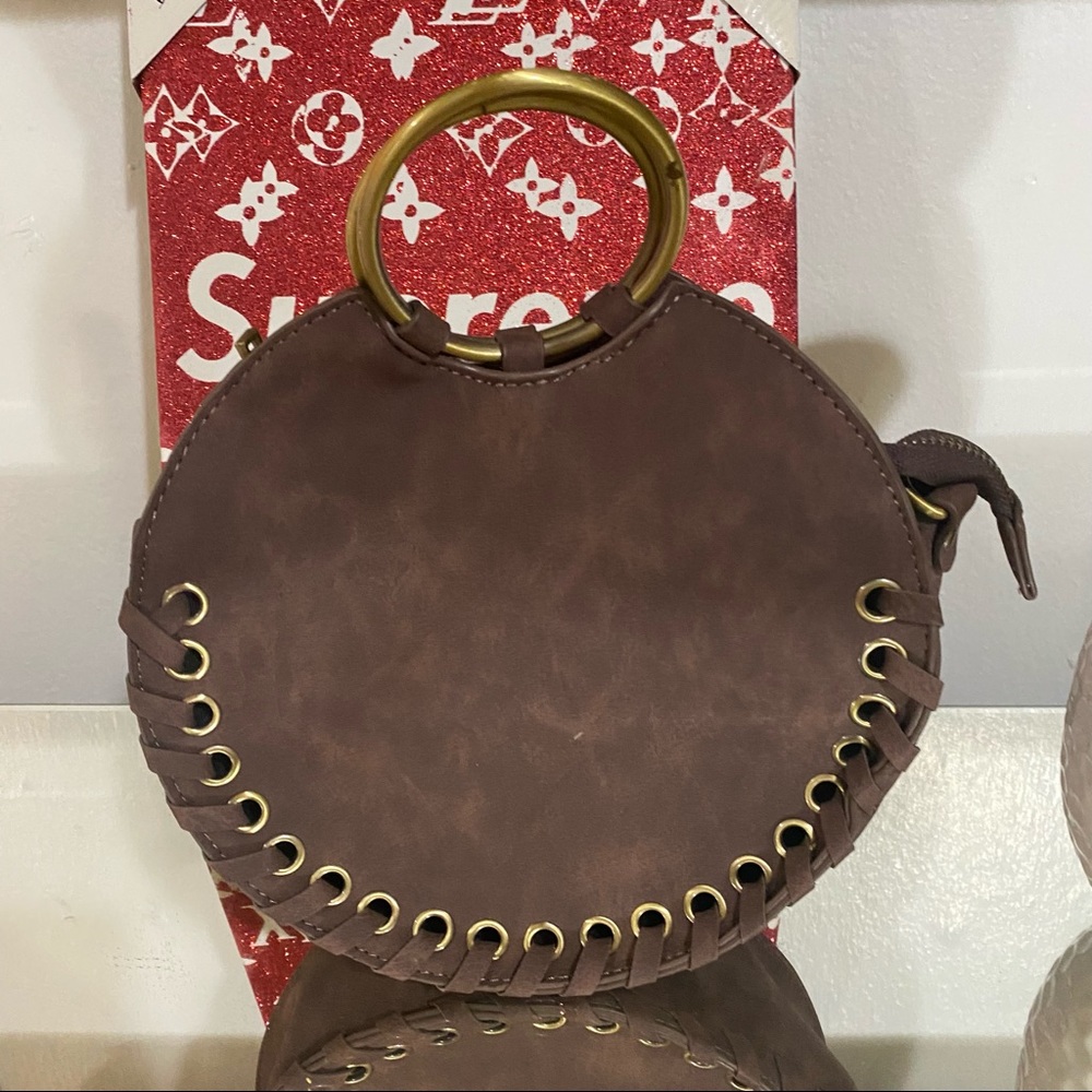 Anthropology Round Bohemian Bag